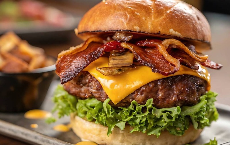 1000 de cheeseburgeri gratis la Cluj. Imagine cu caracter ilustrativ. Sursă foto: Shutterstock