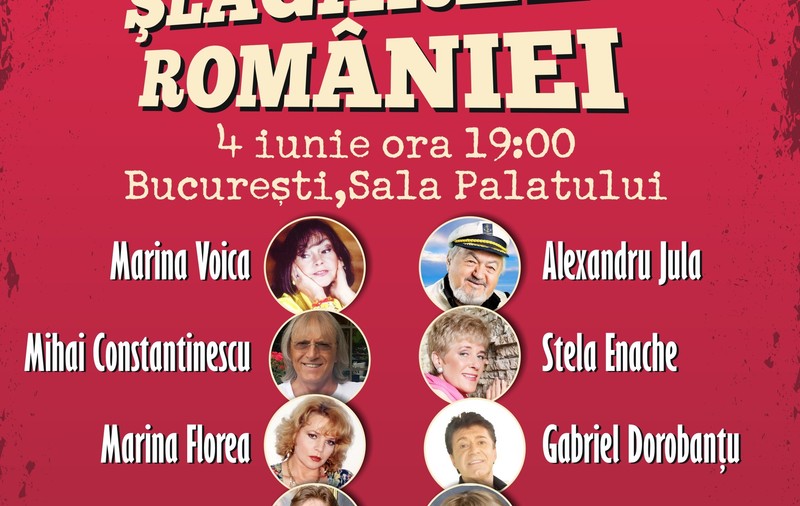 Stela Enache, Marina Voica şi Gabriel Dorobanţu cântă la "Şlagărele României"