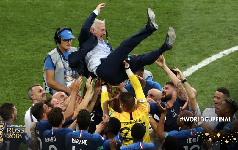 Didier Deschamps a devenit al treilea campion mondial și ca jucător, și ca antrenor: ”Sunt foarte mândru”