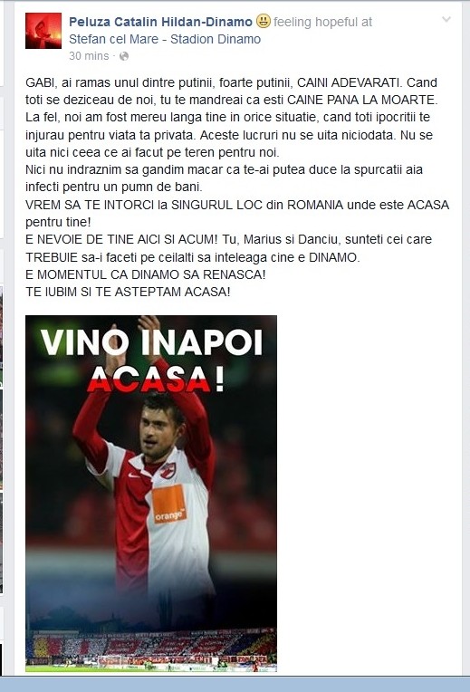 Apelul "câinilor" către Tamaş