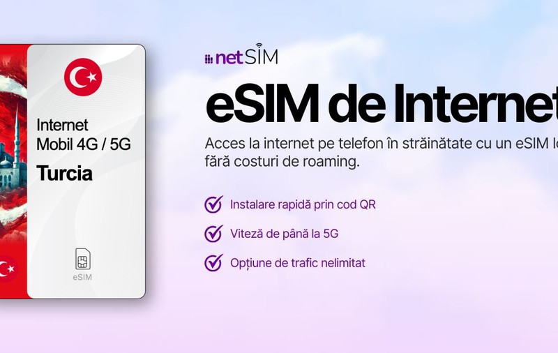 Călătorești în Turcia? Uită de roaming - netSIM îți oferă internet nelimitat la preț fix