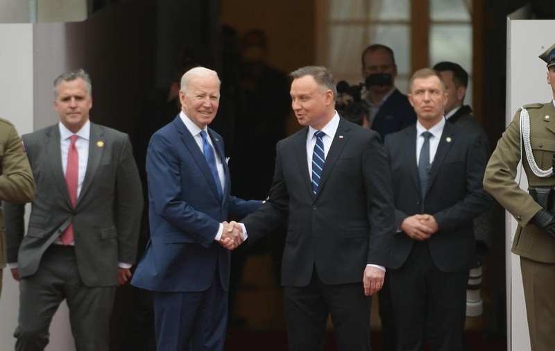 A doua zi a vizitei lui Joe Biden în Polonia. Președintele american, întâlnire cu omologul polonez, la Palatul Prezidențial din Varșovia