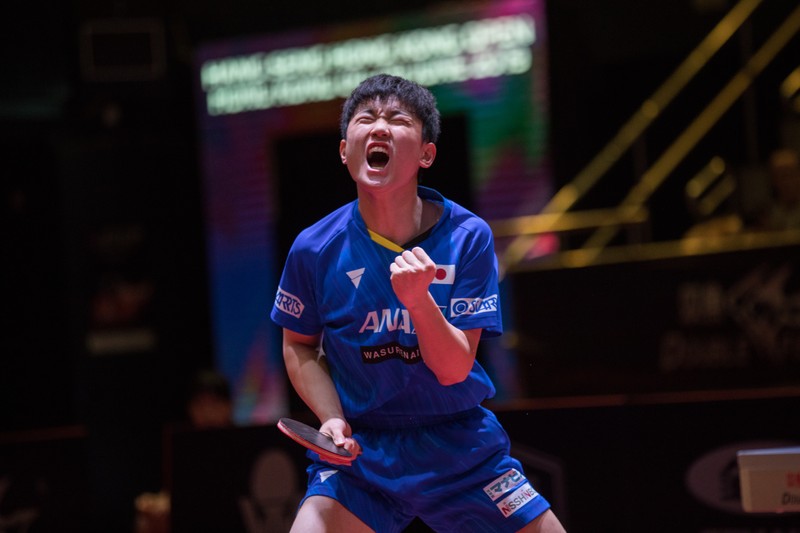 Tomokazu Harimoto, locul 4 mondial în clasamentul mondial de seniori FOTO: EPA-EFE/JEROME FAVRE