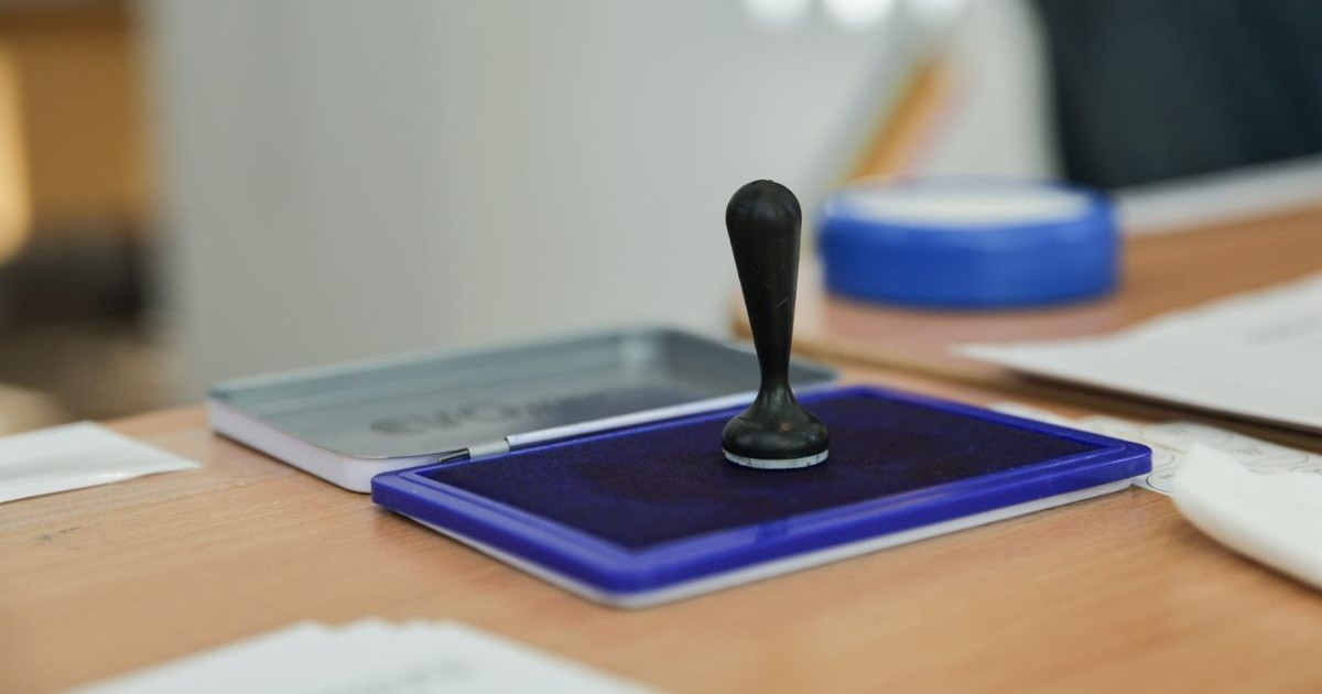 Ștampilă de vot - alegeri prezidențiale 2025