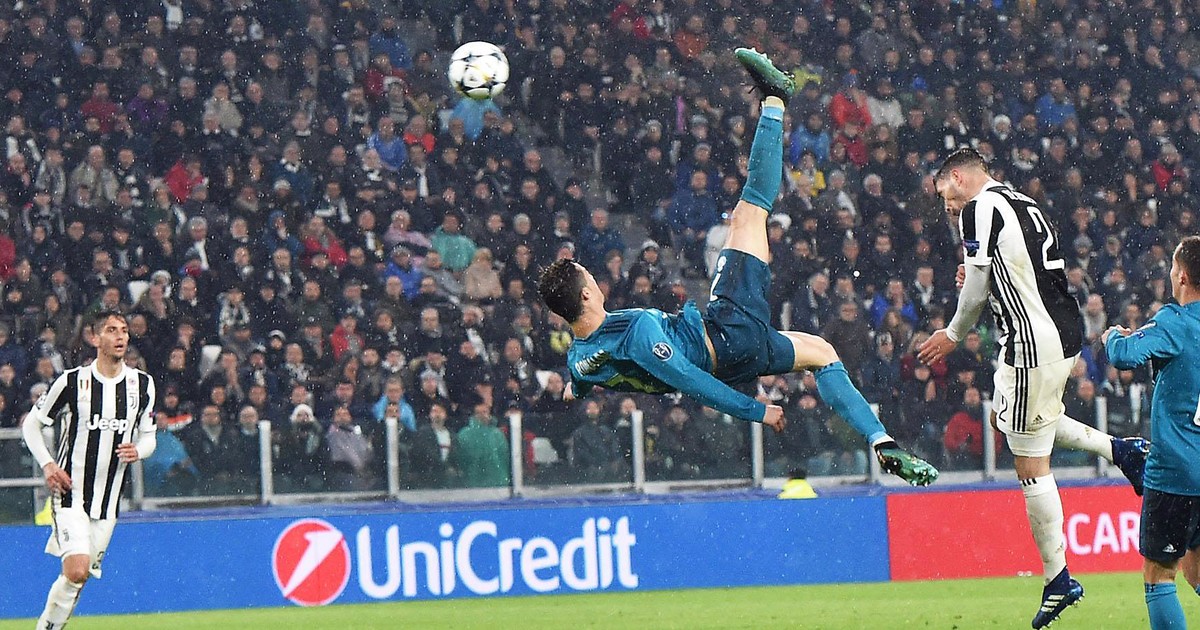 Cristiano Ronaldo, golul sezonului 2017-2018. ”Foarfecă” perfectă a portughezului în meciul cu actuala echipă, Juventus