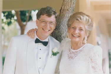 Bill Gates, cu mama lui