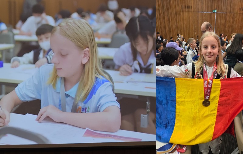 Eduard, un elev de clasa a V-a din Caracal, a câștigat doi ani la rând concursul International Math Challenge