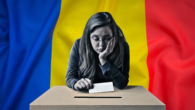 Colaj Romni -AI a person who does not want to go to vote copy