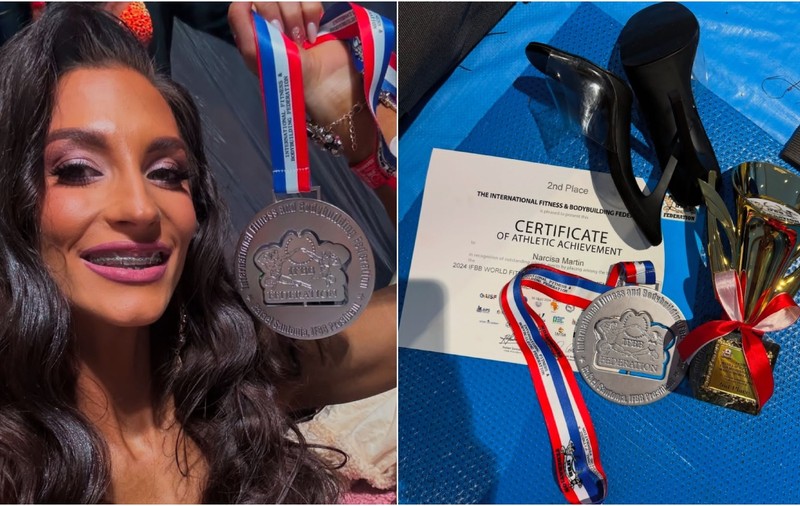 O româncă e a doua cea mai frumoasă femeie din lume în costum de baie. Cum arată Narcisa Martin, vicecampioană la Mondialul de Fitness