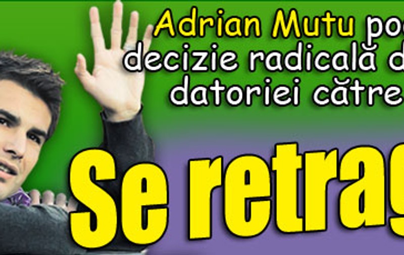 Adrian Mutu poate lua o decizie radicală din cauza datoriei către Chelsea: Se retrage?