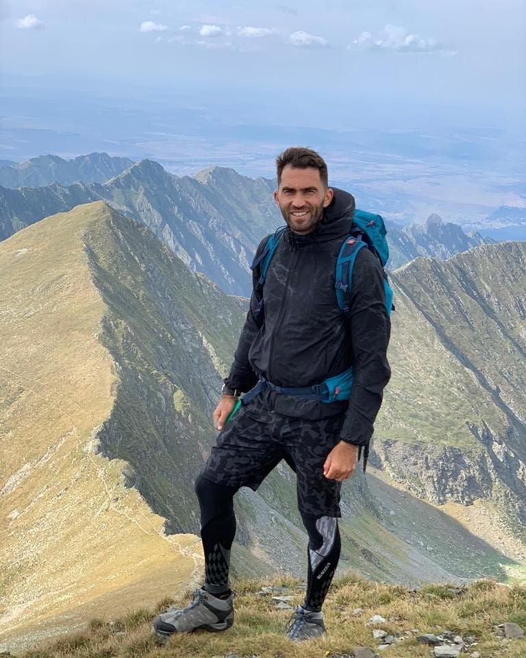 Horia Tecău, pe traseul din Munții Făgăraș