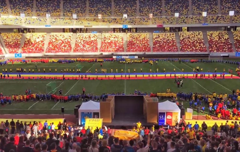 Cum arată gazonul de pe ”Arena Națională”, după ce 3.500 de copii au jucat fotbal la Cupa Centenarului / GALERIE FOTO