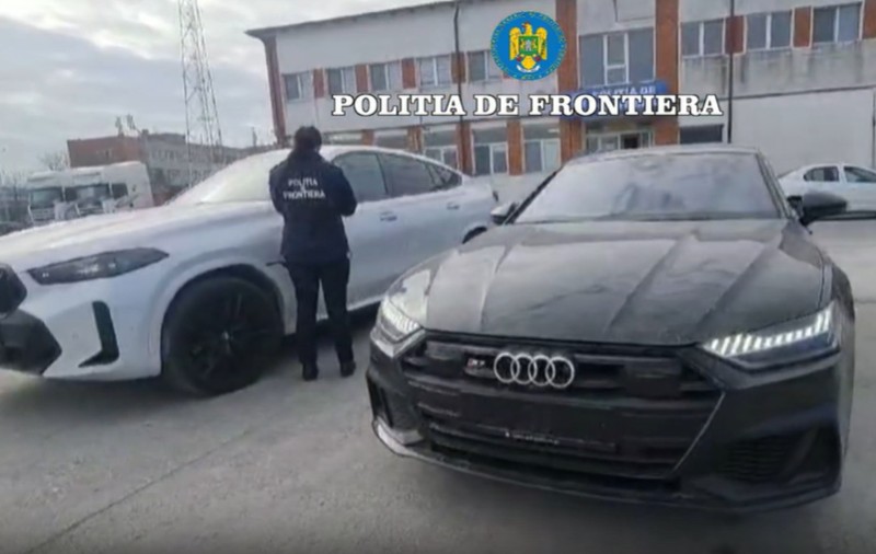 Mașini de lux cu acte false, confiscate în Portul Constanța. Ce valoare aveau bolizii și unde urmau să fie transportați