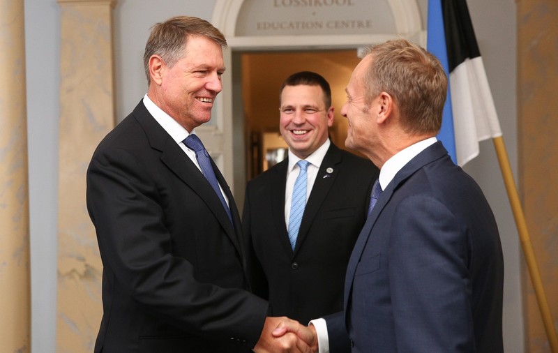 Președintele Consiliului European, primit de Klaus Iohannis, la Cotroceni. Discută despre viitorul UE