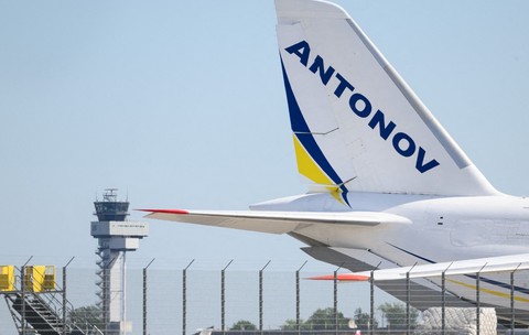 Avion Antonov surprins pe aeroportul din Leipzig. Imagine cu caracter ilustrativ Sursa foto: Profimedia