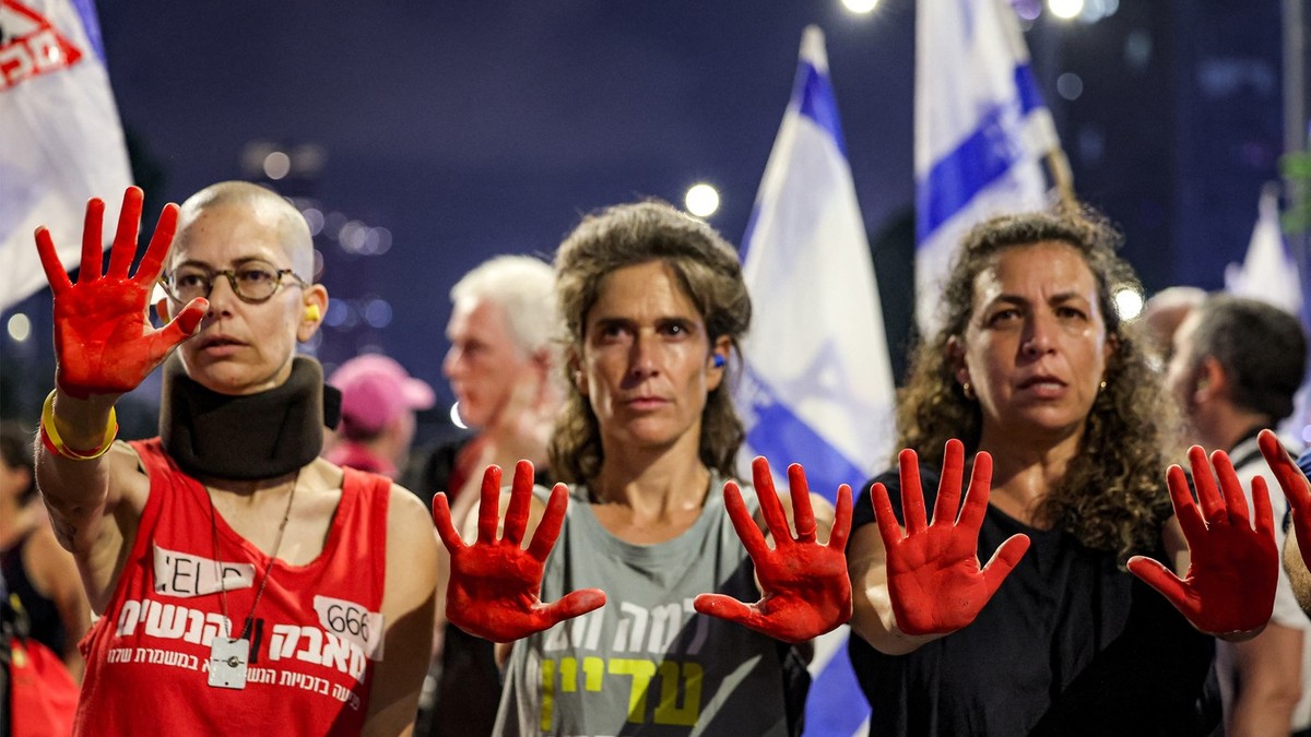 Manifestație antiguvernamentală în Israel Foto: Profimedia