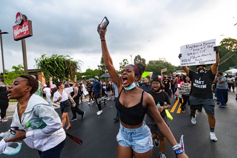 Moartea lui Brooks a generat proteste de amoploare în Atlanta