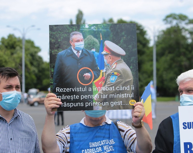 Sindicatul polițiștilor a protestat din nou în Piața Victoriei