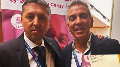 Daniel David și Dragoș Anastasiu la un eveniment Eutopia