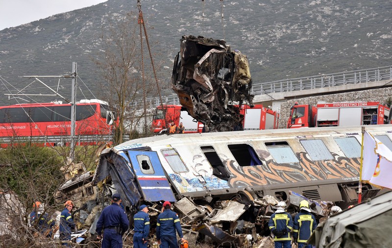 Traficul feroviar din Grecia va fi reluat treptat din 22 martie, la trei săptămâni după tragicul accident