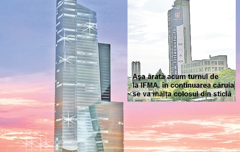 Uite ce zgârie-nori face Ţiriac!