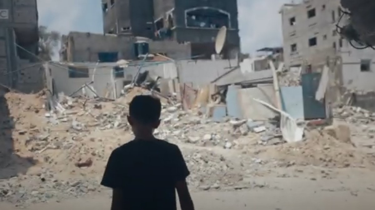 Captură din documentarul BBC despre Gaza