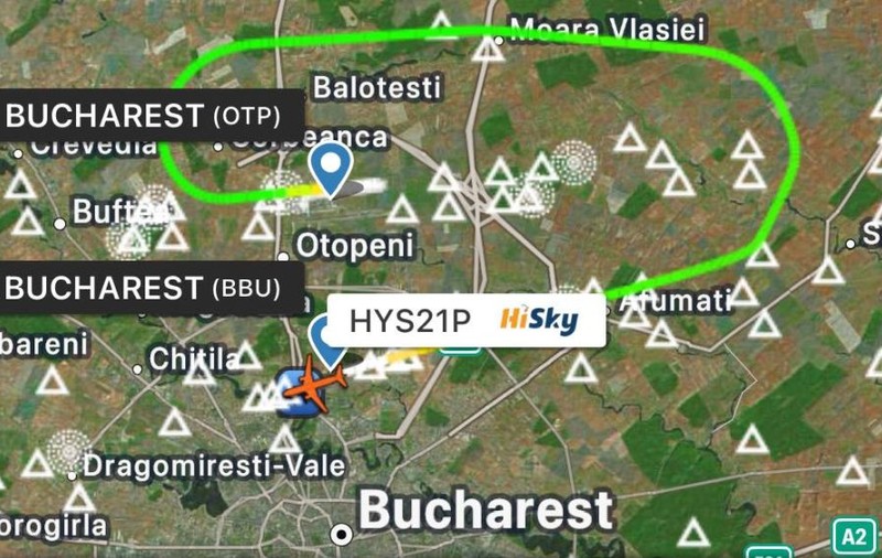 Primul zbor din acest an între aeroporturile Otopeni și Băneasa. De ce se deplasează avioanele pe această distanță