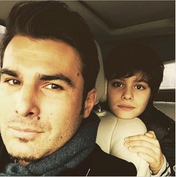 Adrian Mutu a fost cu fiul său, Mario să se întâlnească cu Gică Hagi. foto: Instagram