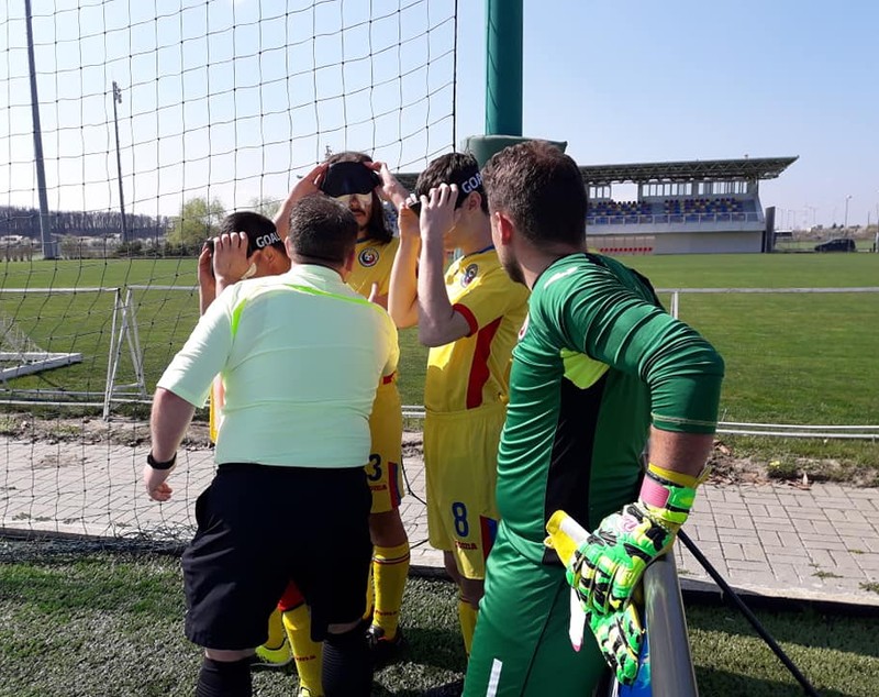 VIDEO | Fotbalul celor care se opun destinului. Naționala nevăzătorilor s-a calificat la Euro 2019. Minge cu clopoței și ochelari de cauciuc