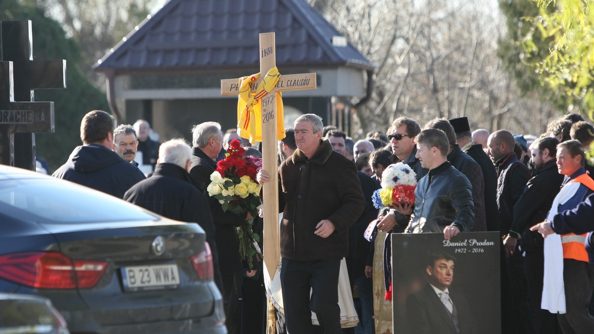 Daniel Prodan a fost înmormântat la cimitirul Sf. Ilie din Voluntari