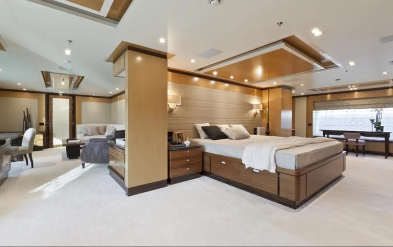 Imagine din interiorul iahtului Rahil | Foto: Superyachtfan