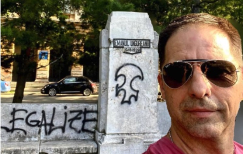 Dan Negru, postare virală pe Facebook, despre dispariția unei statui cunoscute din Timișoara: "Noi furăm statui. Nu le dărâmăm"