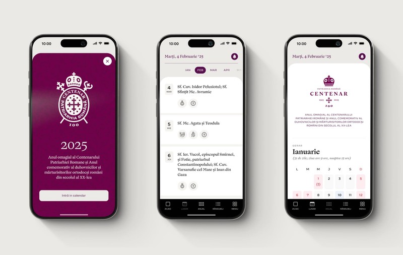 Calendarul ortodox - aplicație lansată de Patriarhia Română pentru telefoanele cu Android și iOS