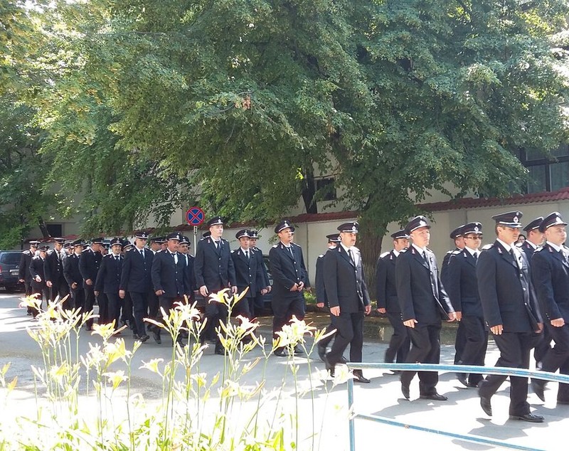 Ceremonie impresionantă pentru pompierul care a salvat trei vieți după ce a murit | GALERIE FOTO