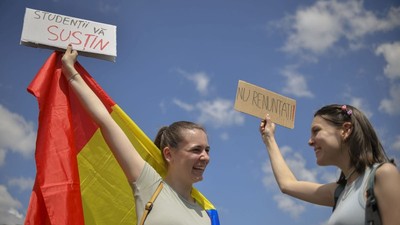 BUCURESTI - PROTEST- EDUCATIE- 30 MAI 2023