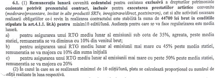 Extras din contractul jurnalistului Ionuț Cristache