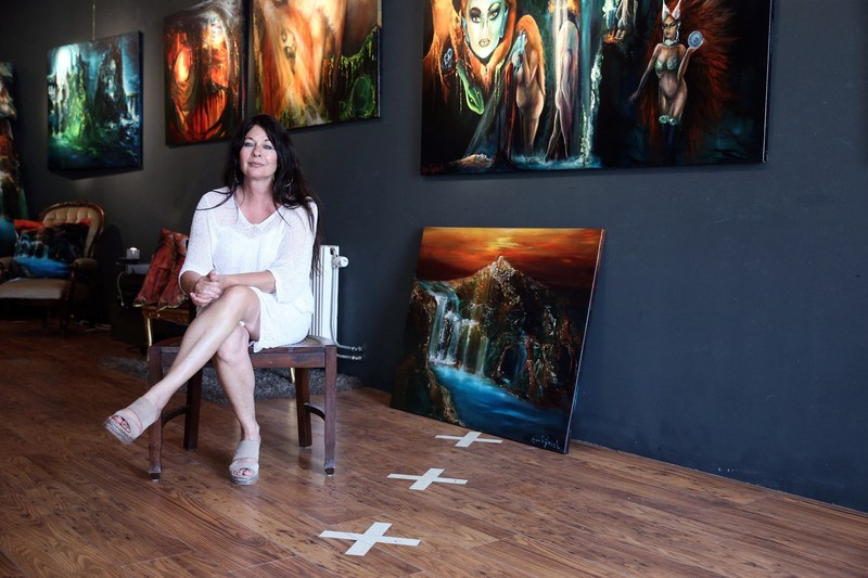 Galeria de artă se întinde pe ambele părți ale frontierei. Foto: Profimedia