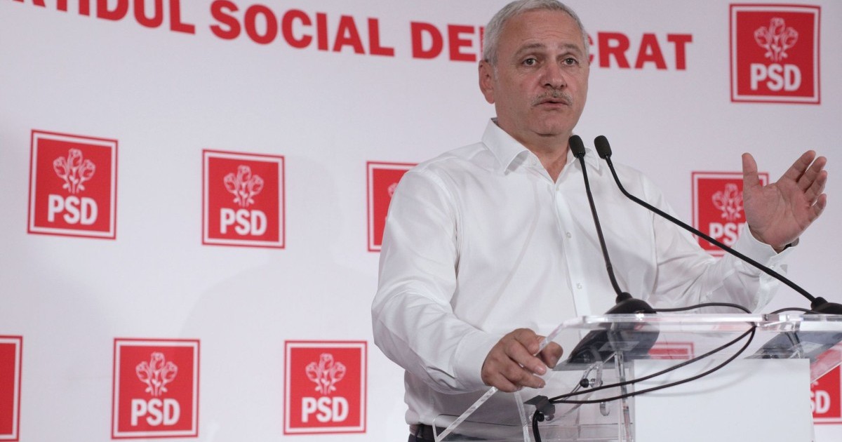 Liviu Dragnea în timpul declarației de presă din 26 mai 2019, cu o zi înainte să fie închis. Foto: Inquam Photos / Lavinia Cioacă