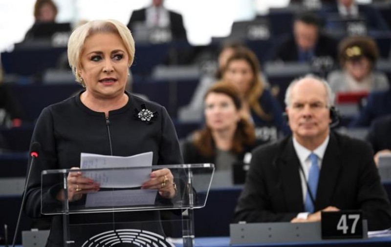 Viorica Dăncilă a prezentat la Strasbourg bilanțul președinției României la Consiliul UE. A cerut ridicarea MCV şi aderarea la Schengen
