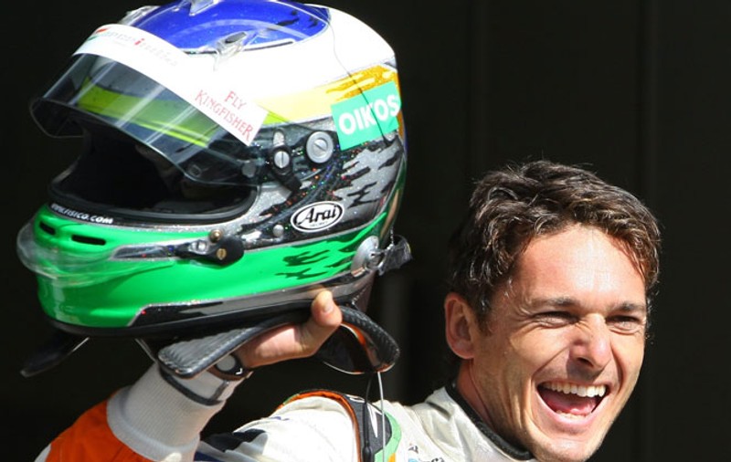Giancarlo Fisichella, în pole position la MP al Belgiei