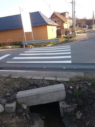 Așa arată trecerea de pietoni din Tășnad