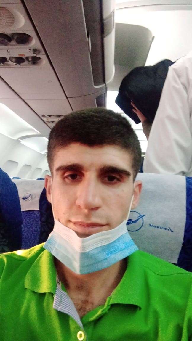 Mohammed, pe drumul spre casă.