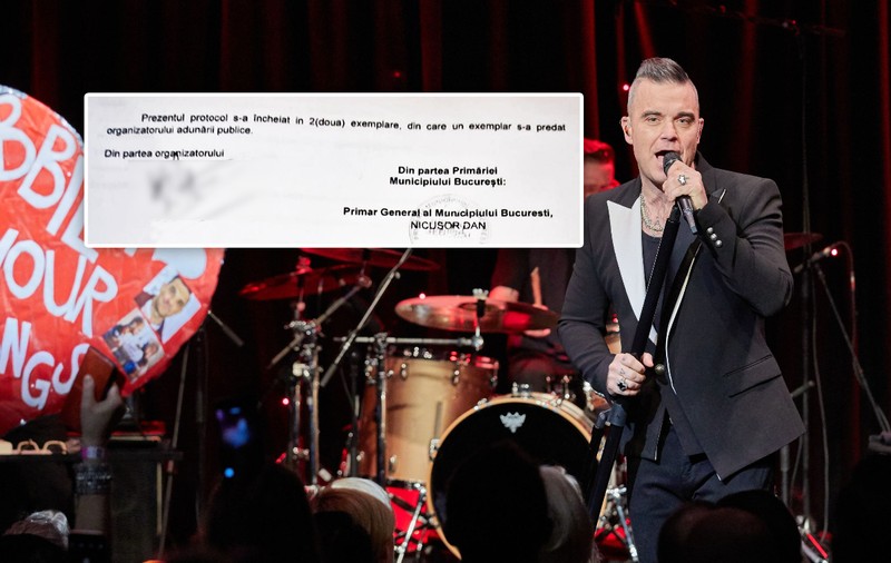 DOCUMENTE. Organizatorii știau de mai bine de o săptămână că se amână concertul lui Robbie Williams, iar primăria lui Nicușor Dan aprobase deja un alt eveniment în Piața Constituției. AVEM DOVADA