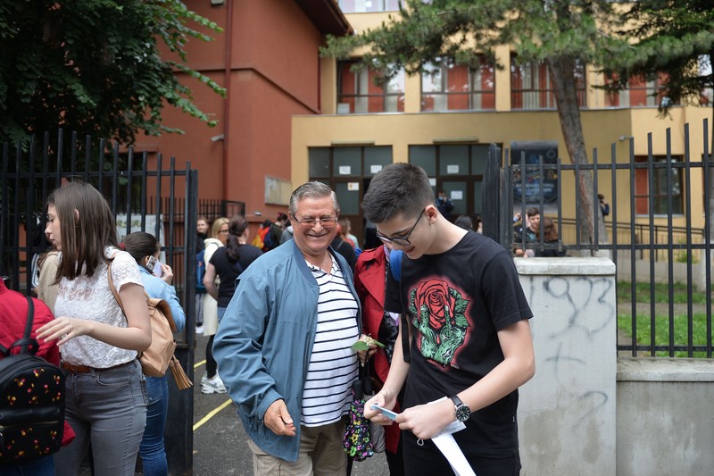 După emoțiile de la Evaluare urmează cele ale admiterii la liceu. ALEXANDRU DOBRE / MEDIAFAX FOTO/Hepta