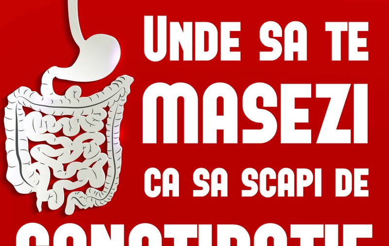 Ce zonă a corpului să masezi ca să scapi de constipaţie