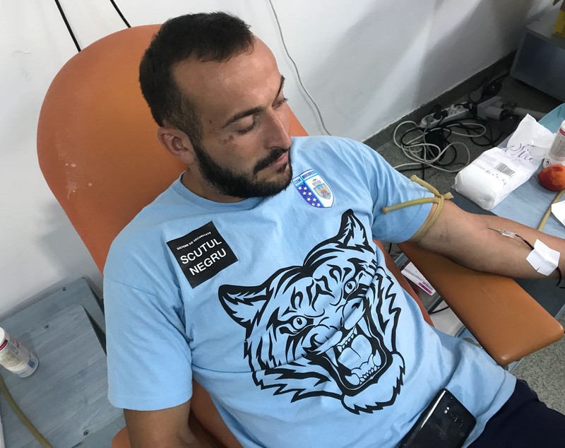 Rugbyștii de la CSM București au donat sânge pentru a-i salva viața atletei Adelina Oancea Gavrilă
