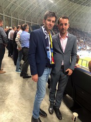 Cristian Vasilcoiu (stânga) și Ionuț Pârvulescu