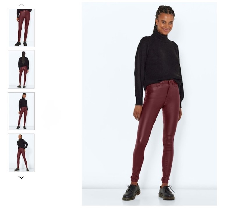 Pantalonii Noisy May skinny peliculizați Callie