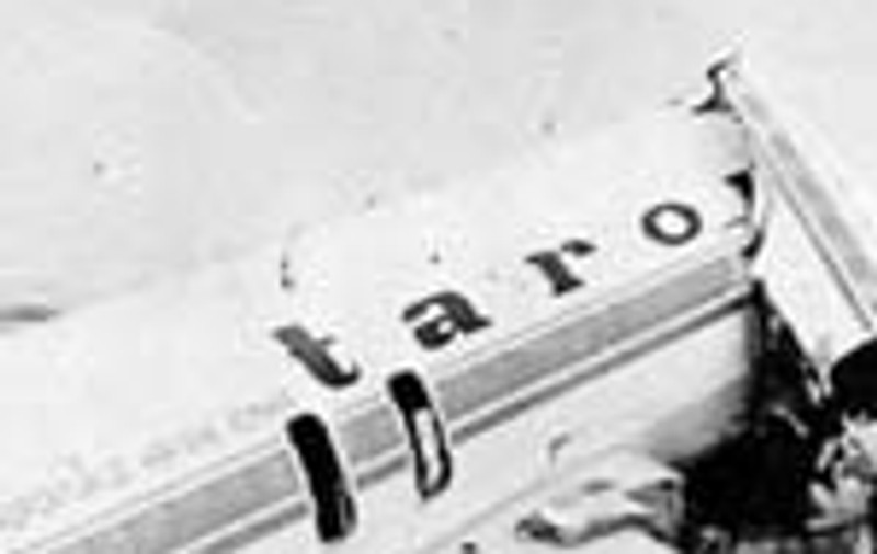 A cazut cu  avionul in Oceanul Atlantic
