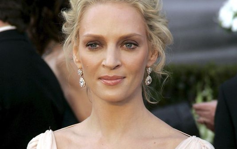Uma Thurman,  între doi bărbaţi